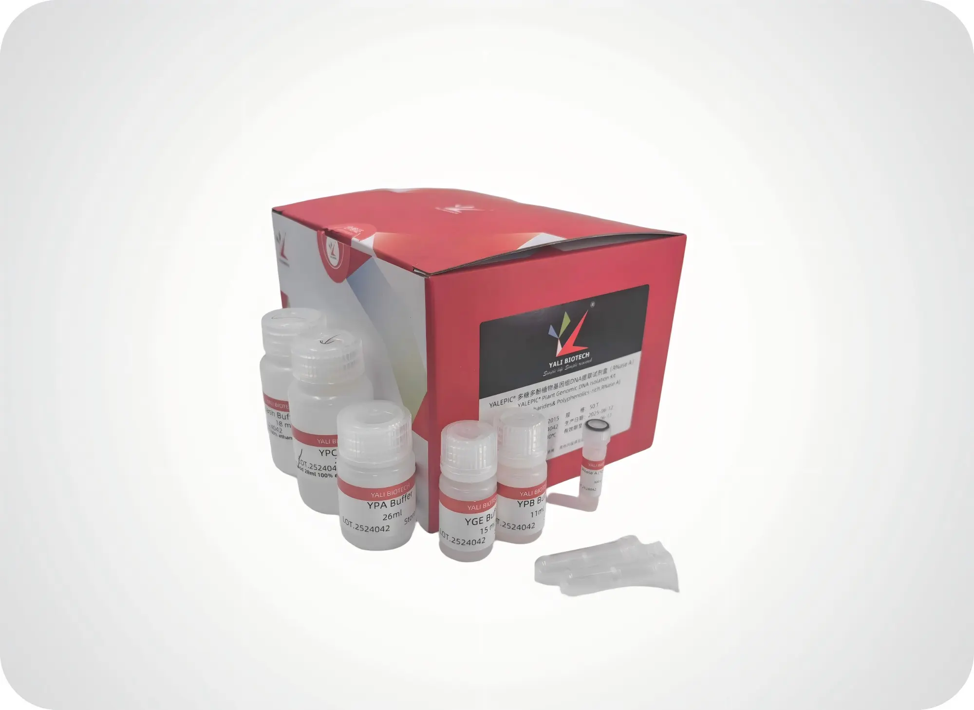 YALEPIC® 多糖多酚植物基因组DNA提取试剂盒（含RNase A）